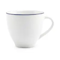 Ceașcă albă pentru cappuccino din porțelan 200 ml Basic White – BonBistro