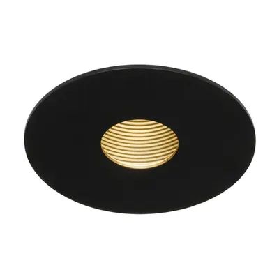 Spot incastrat, H-LIGHT Ceiling lights, black recessed fitting, LED, 2700K, round, black, 20°, 11,5W, incl. driver, clip spring