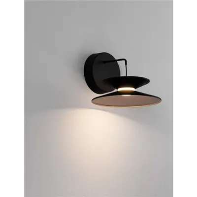 Plafoniera MORFI Triac Dimabil Nisipiu Negru Metal & Auriu Acrylic LED 7 Wat 220-240 Volt 367Lm 3000K IP20
