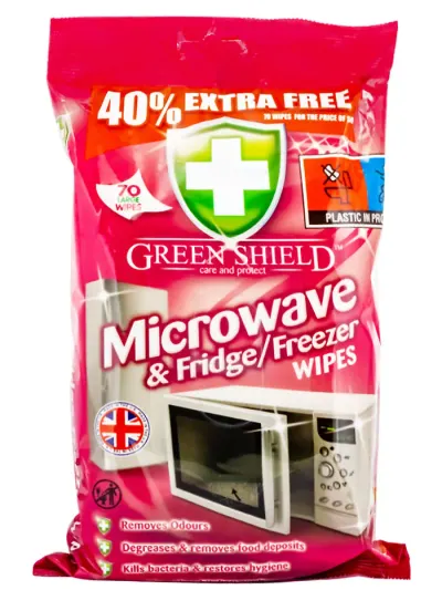 Green Shield Servetele umede 70 buc Microwave&Fridge Freezer