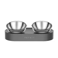 Set 2 Boluri mancare pisici PETKIT Fresh Nano, Cat Feeding Bowl, Metal, unghi 15°, Double - Default Title