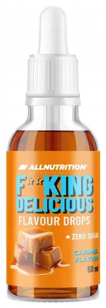 AllNutrition Fitking Delicious Flavour Drops, caramel, 50 ml