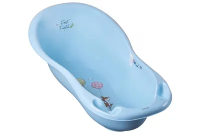 Set cadita 102 cm cu senzor de temperatura si suport anatomic Forest Albastra