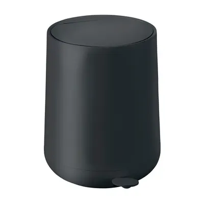 Coș de gunoi negru cu pedală din plastic 5 l Nova – Zone