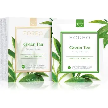 FOREO UFO™ Green Tea Masca pentru fata cu efect catifelant si revigorant