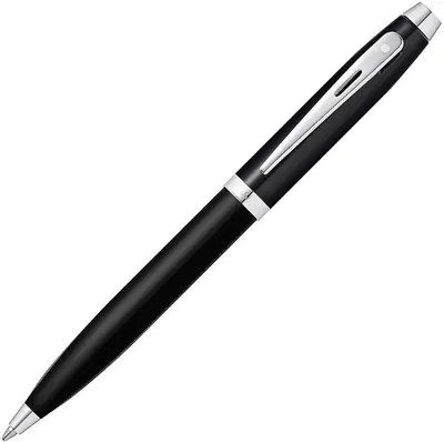 Pix cu bilă Sheaffer 100 - negru mat, cromat și finisaj cromat