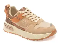 Pantofi sport GRYXX bej, 9823, din piele ecologica