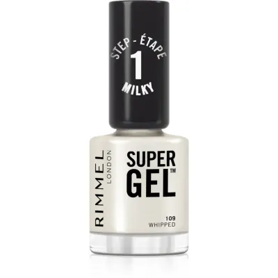Rimmel Super Gel gel de unghii fara utilizarea UV sau lampa LED culoare 109 Whipped 12 ml