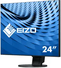 Monitor EIZO - FlexScan EV2456-BK, 24.1'', WUXGA, IPS, Anti-Glare, USB hub, negru