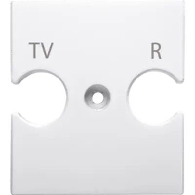 Universal Support - Combined Priza Outlet Tv-R - White - Chorus