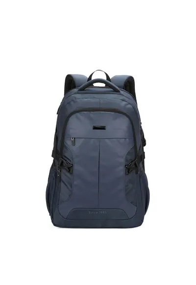 Rucsac unisex cu fermoar Arcus - Albastru inchis