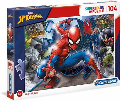 Puzzle Clementoni din 104 de piese - Spiderman
