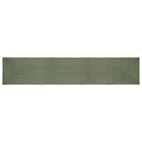 vidaXL Covor de zonă Verde măsliniu 80 x 400 cm Iută