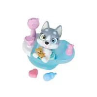 Catelus cu scutec si cadita Pamper Petz Husky