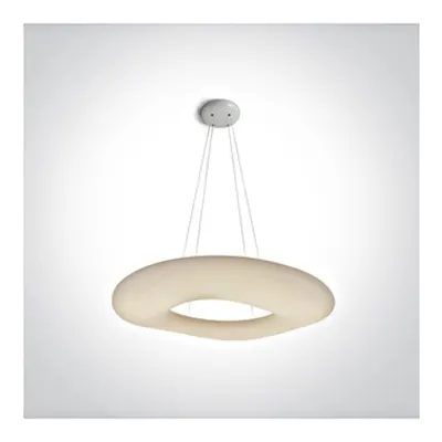 Anel PL LED 80W 6400lm 3000K 220-240V IP20 alb