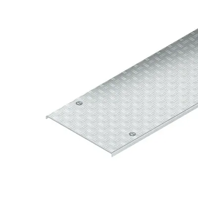 Capac pentru suport de cablu, antiderapant R9 conform. conform DIN 51130 cu dispozitive de fixare intarite, pre-asamblate si suport pentru placi de aluminiu, pe toata suprafata, usor, RDVSRSL 600