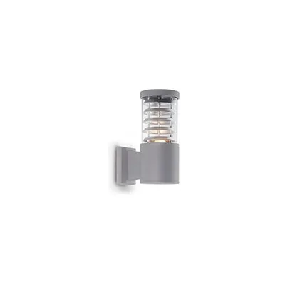 Aplica de exterior Tronco, 1 bec, dulie E27, L:110 mm, H:250 mm, Gri