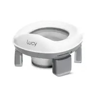 Olita pliabila de voiaj 2 in 1, Lorelli Lucy, cu functie reductor WC, geanta de transport si 20 saci de unica folosinta, Grey