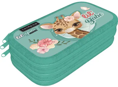 Lizzy Card Lil Babe Lil Babe 3 Zipper Briefcase