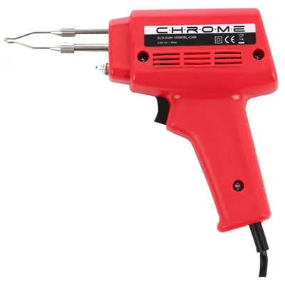 Pistol de lipit in blister, CHROME SLD-GUN-100W/BL-CHR