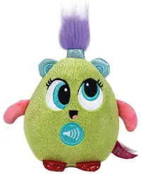 Jucărie de pluș cu o voce veselă Giochi Preziosi - Crazy Kukis cu părul violet, 27 cm