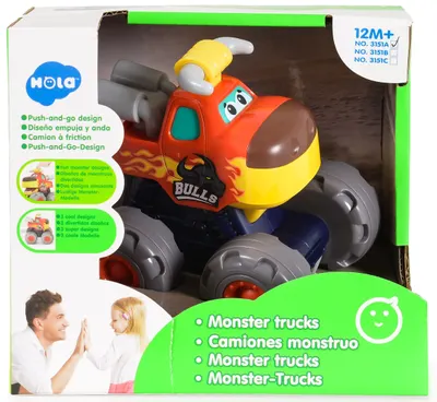 Jucării Hola Toys - Monster Truck, Bull
