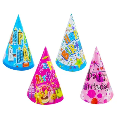 Coif Party Time, imprimeu baloane, 24 cm