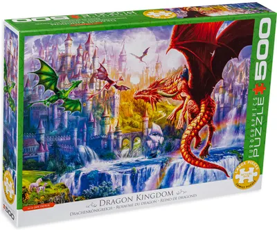 Puzzle Eurographics din 500 de piese - Dragon Kingdom