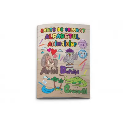 Carte de colorat Alfabetul animalelor, Daco