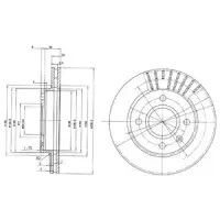 Disc frana DELPHI BG2440