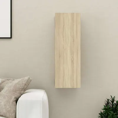 vidaXL Comodă TV, stejar Sonoma, 30,5x30x90 cm, lemn prelucrat