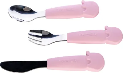 Set tacâmuri metalice Freeon - Roz