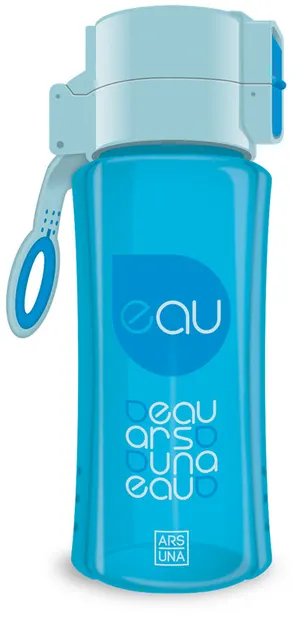 Sticlă de apă Ars Una - Albastru deschis, 450 ml