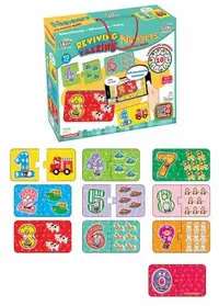 Jagu Educational Talking Puzzle - Numere, 20 de piese