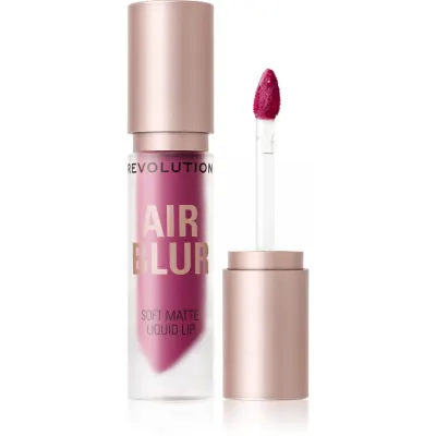 Revolution Air Blur Liquid Lipstick ruj lichid mat, cu textură lejeră culoare Sultry 3.5 ml