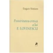 Posteritatea critica a lui E. Lovinescu