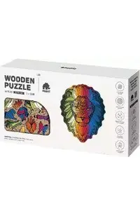 Puzzle 140 din lemn: Leu