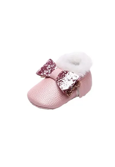 Pantofi Imblaniti - Model Shine - Fete - Fara inchidere - Roz