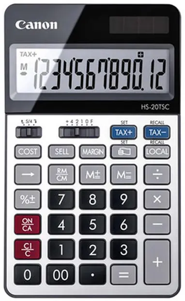Calculator Canon - HS-20TSCDBL, 12 cifre, gri