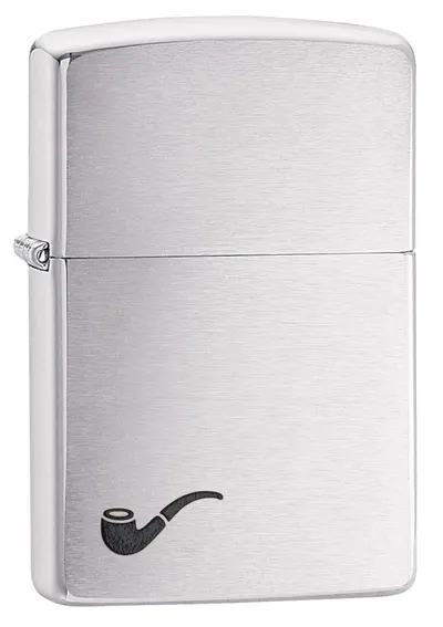 Bricheta Zippo Brushed Chrome, pentru pipa