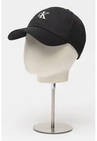 Sapca baseball din bumbac cu broderie logo - Negru