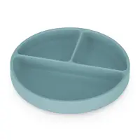 Petite&Mars Take&Match 6m+ farfurie compartimentată rotund Frosted Sky 1 buc