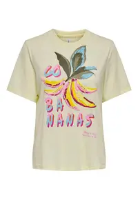 Tricou dama 15320615 - Bumbac/Poliester - Galben - Galben