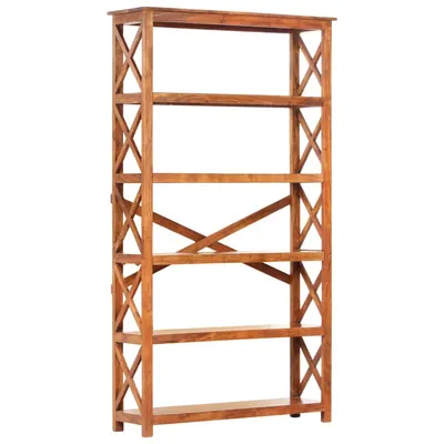 vidaXL Bibliotecă, 100x30x180 cm lemn masiv acaciacu finisaj tip miere