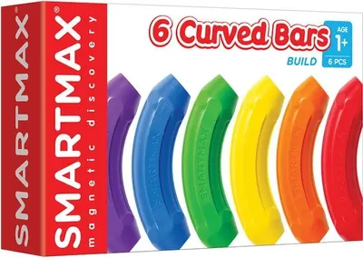 Joc magnetic SmartMax. Set de 6 bare curbate