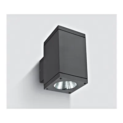 Mario-WL-Q2 LED 2x6W 3000K 2x440lm, IP54,antracit