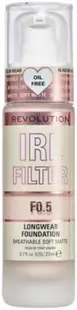 Makeup Revolution Fond de ten de lunga durata IRL Filter, F0.5, 23 ml