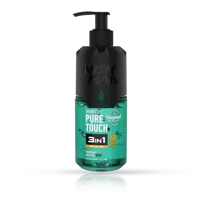 Gel de dus - NISH MAN - Pure Touch - 3in1 - 480 ml