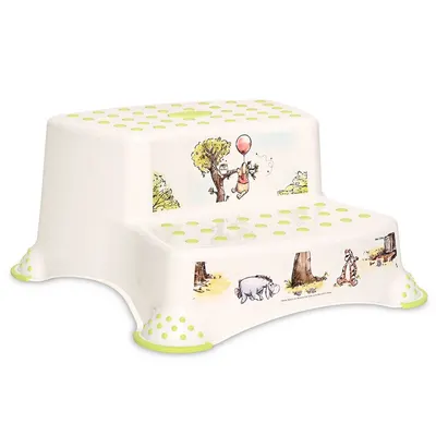 Inaltator pentru baie cu 2 trepte Lorelli Whinnie the pooh si prietenii Alb