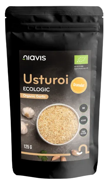 Usturoi granulat ecologic, 125g, Niavis